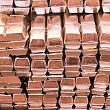 Медь в слитках чушках