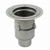 Нержавеющие трапы с вертикальным выпуском