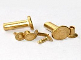 Латунные заклепки с потайной головкой